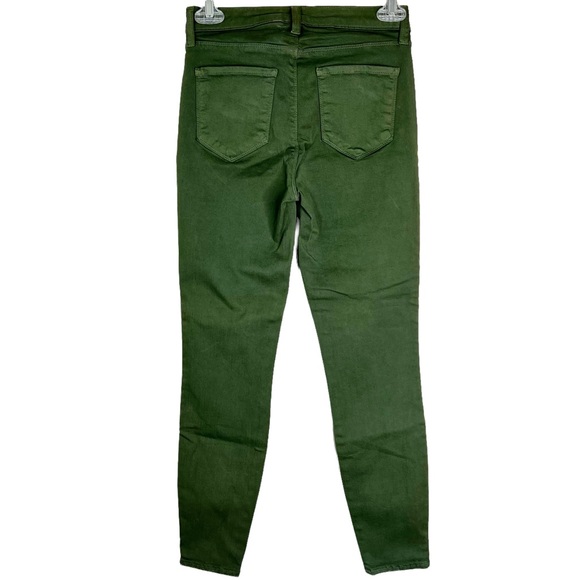 NWOT L’Agence Margot High Rise Skinny Crop Jeans in Gris/ Green Women’s Sz 25 - Picture 2 of 5